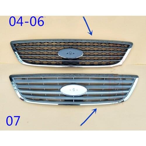 RQXR Front Bumper Frame Grill for Ford Mondeo 2004-2007 Radiator Grille Car Accessories