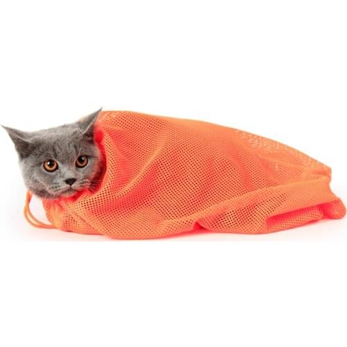 Pet Grooming Bag Cat Bathing Washing Bags Kitten Bath Clean Bag No Scratching Bite Restraint Cat Supplies