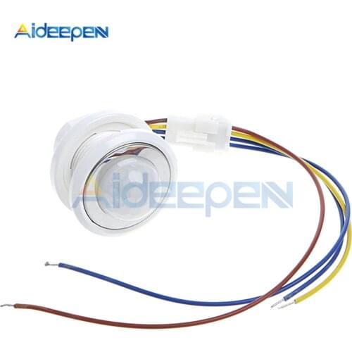 25mm Motion Sensor Light Switch LED PIR Detector Infrared Motion Sensor Switch Lighting On Off Switch w/Time Delay