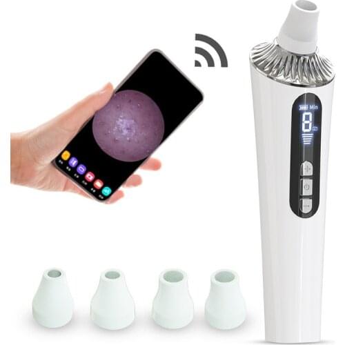 Visual Blackhead Remover Vacuum Pore Cleaner WIFI Microscope Camera T Zone Pore Acne Pimple Removal Deep Cleansing Skin Tool