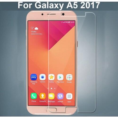Tempered Glass For Samsung Galaxy A5 2017 Screen Protector Film Glass For Galaxy A5 A 5 2017 Tough Protection Glass Cover