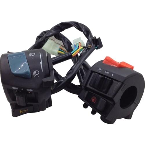 Yecnecty 2X Motorcycle Horn Switch Electrical Parts Scooter Turn Signal Control Button Handlebar Parts For Honda CB400 1992-1998