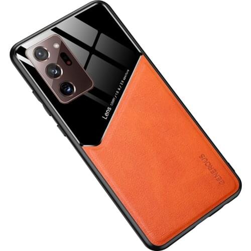 For Samsung Galaxy Note 20 Ultra Case Luxury Soft Leather texture protective Back Cover Case For samsung note 20 20ultra note20