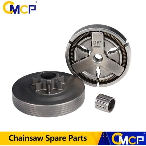 CMCP Clutch Drum+Clutch Cover+Needle Bearing Kit For Chainsaw 4500 5200 5800 45cc 52cc 58cc Chainsaw Spare Parts