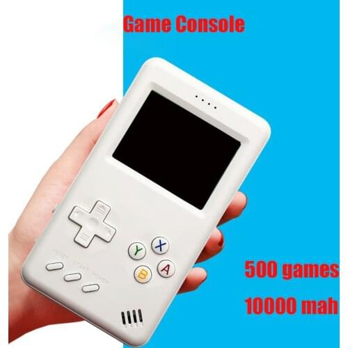 Coolbaby 2 in 1 retro nostalgic 6000 mAh power bank game console built in 99 classic small game handheld game console