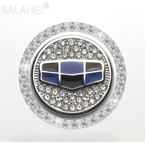 One-click Start Button Decorative Decal For Geely Atlas Coolray Mk Cross Boyue NL3 X6 EX7 Emgrand X7 SUV GS GT GC9 Car Interior