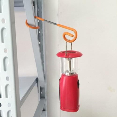 Two-way S-type Multifunctional Hook Outdoor Camping Steam Light Hook Metal Lamp Hanging Camping Tent Light Hook