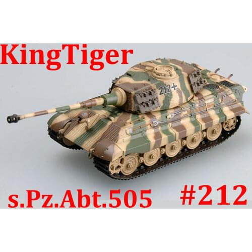 Easy Model 1/72 Germany KingTiger (Henschel turret) Schwere Pz.Abt.505,#36295