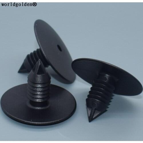 Worldgolden 100pcs auto fasteners Engine Cover Insulation Retainer for Renault Peugeot Citroen# 7518.N8 (7518N8)
