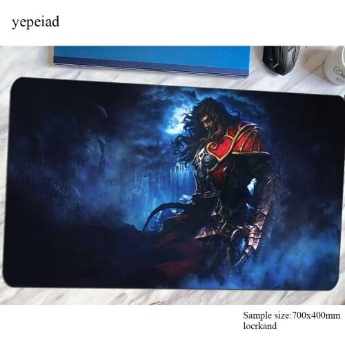 Castlevania mousepad locked edge gaming mouse pad gamer mat 800x400x4mm game computer desk padmouse keyboard esports play mats