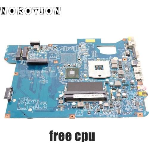 NOKOTION MBWHE01001 MB.WHE01.001 For Gateway NV59 TJ75 Laptop Motherboard Main Board 48.4CH01.01M HM55 DDR3