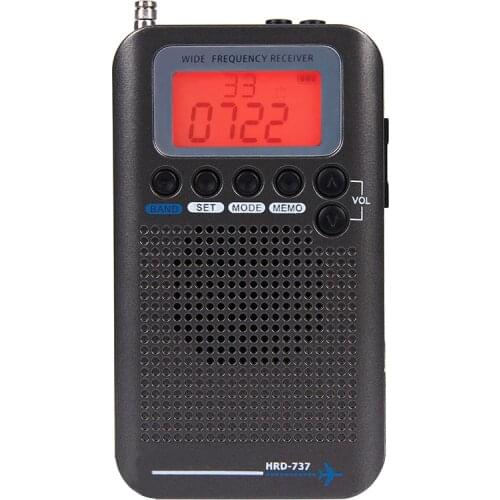 Multifunctional Full Band Radio FM/AM/SW/Air/VHF Reception Portable Radio NK-Shopping