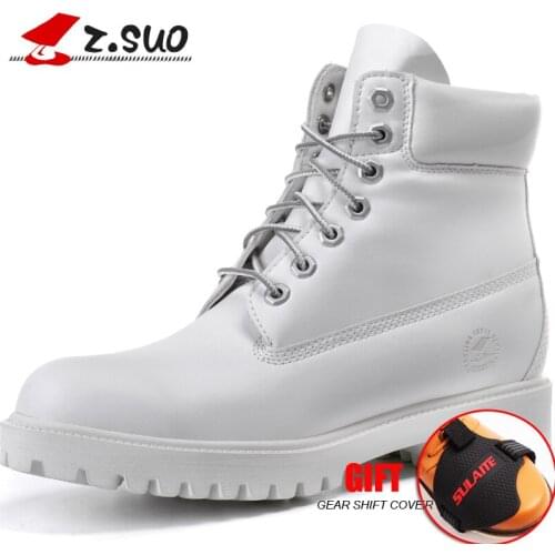 Motorcycle Leather Boots male NEW TREND Vintage moto Shoes Riding Racing Motocross motobotinki Martin tooling boot