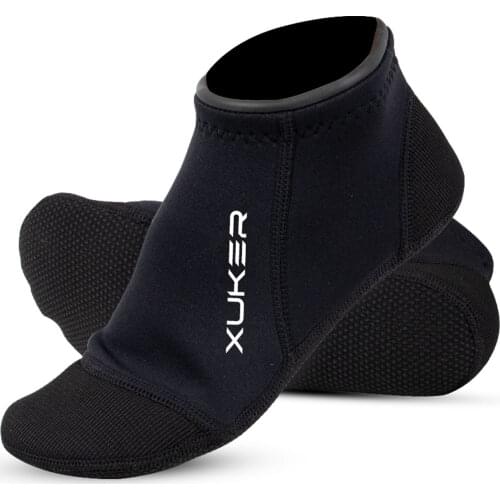 3mm Neoprene Socks Beach Volleyball Diving Swimming Surfing Snorkeling Kayaking Rafting Water Booties, Flatlock Stitches,Low Cut