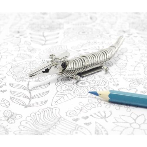 E1 ALLIGATOR MEMO/NOTE CLIP PRACTICAL/NOVELTY/CREATIVE STAINLESS HAND-MADE ART CRAFTS WEDDING&BIRTHDAY&HOME&OFFICE&GIFT&PRESENT