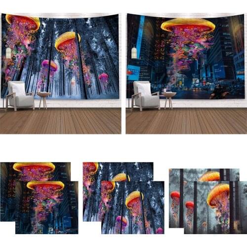 Nature Tapestry Wall Hanging for Bedroom Living Tapestry Psychedelic College Décor Dorm Wall Blankets Cloth