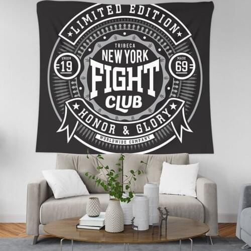 Retro Letter Tapestry Digital Printing Love/fight/89 Letters Wall Carpet Black white Wall Cloth Art Psychedelic Tapestries Decor