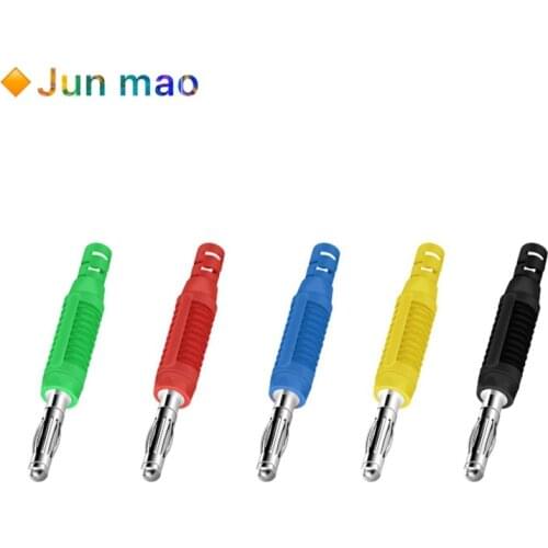 2PCS 4mm banana plug all copper image accessory plug welding banana plug connection plug current 20A