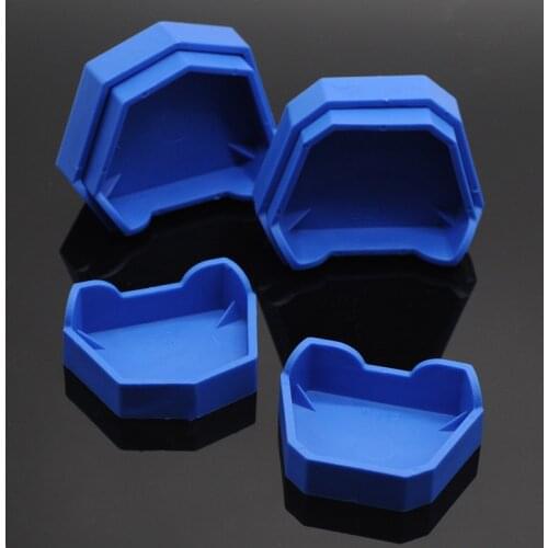 Dentist Lab Supplies Teeth Model Former Base Mold with Notches Impression Tray