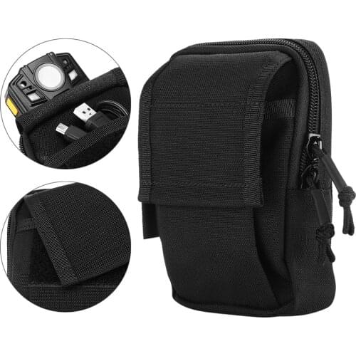 BOBLOV Body Camera Bag Carrying Case Pretection Pouch for All Brands Body Cameras KJ21 WN9 WA7-D HD66 Black Police camera bag