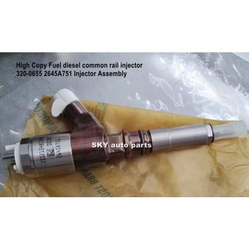 High Copy Fuel diesel common rail injector 320-0655 2645A751 Injector Assembly (6pcs)
