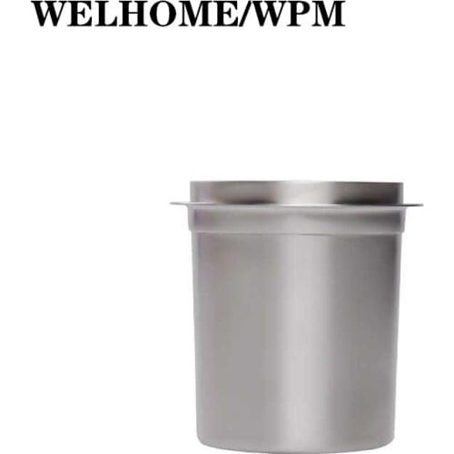 Welhome/WPM coffee handle stainless steel powder powder cloth anti-fly powder powder cup