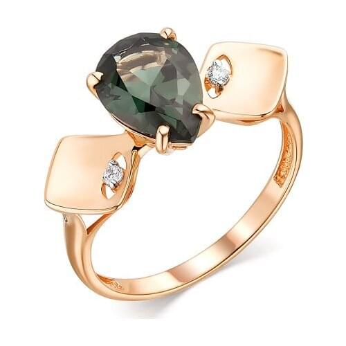 ЮК Гранат Women's Gold Rings