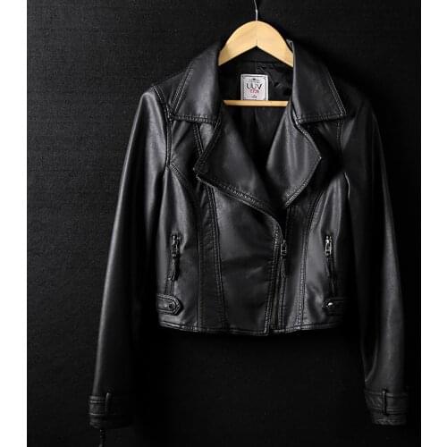 KMETRAM Womens Leather Jacket Woman Spring 2020 Korean Pink Short Coat Female PU Leather Bomber Jackets Chaqueta Mujer MY2587