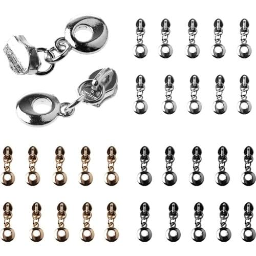 10 Pieces # 3 Nylon Zipper Slider Pull Replacement Repair Sewing