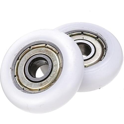 10pieces Sliding Shower Roller Wheel Plastic Shower Door Runner Rollers Wheels Pulleys Replacement Parts Diameter 23mm