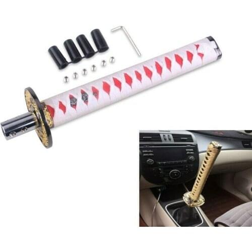 26cm universal Samurai Sword Shift Knob Shifter Katana Metal Gear Shift Knob