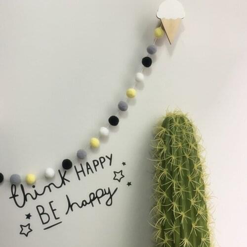 30pcs DIY Balls Hanging Room Bed Tent Round decoration Pendant Nordic INS Wall ornaments props Toy Kids Christmas Gift New Year