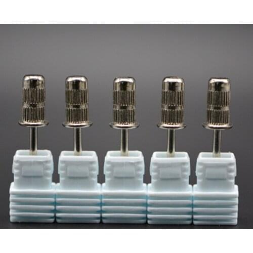 5PCS/Lot Sanding Band Mandrel Bit for Holding Sanding Band for Electric Nail Drill 3/32inch (2.35mm) Silver Nail Art Dril