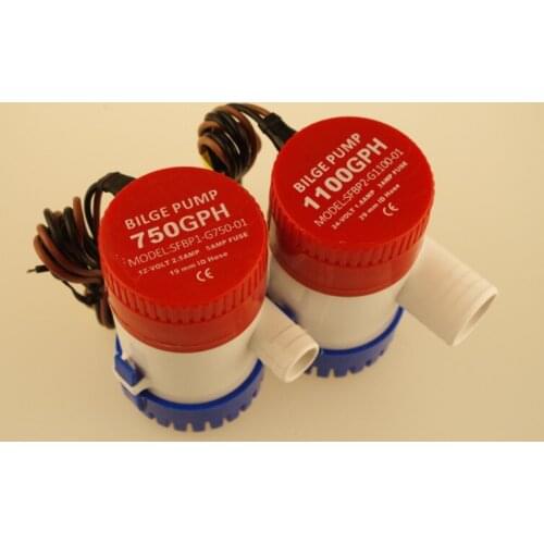 750GPH 1100GPH bilge pump 12V bilge pumps High flow submersible used in garden seaplane motor homes house