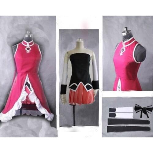 Anime Puella Magi Madoka Magica Sakura Kyoko Cosplay Costume