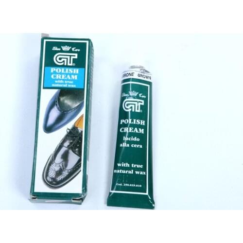 Shiny Wax cream shoe polish shoes brown brown kit 12 PCs natural