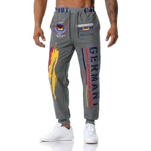 Printed trousers Men Hip hop fashion joggers streetwear Casual loose sweatpants for men outdoor basketball Mens Harem pants