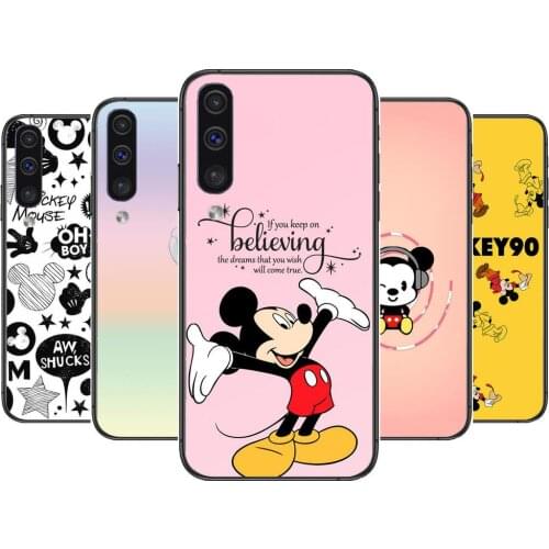 Different Mickey Mouse Phone cover hull For SamSung Galaxy S8 S9 S10E S20 S21 S5 S30 Plus S20 fe 5G Lite Ultra black soft case