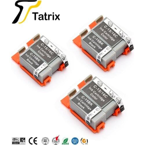 For Canon BCI15 BK/C Ink Cartridge Compatible For Canon i70/i80 SELPHY DS700/DS810 PIXMA iP90 mini220 Printer