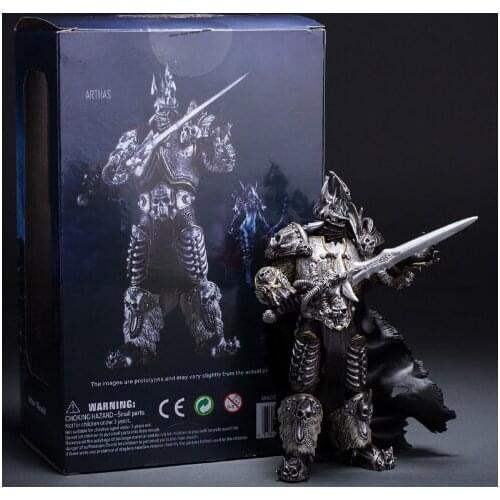 WOW WORLD FALL OF THE LICH KING ARTHAS MENETHIL ACTION FIGURES TOY Anime Figure Collectible Model Toy