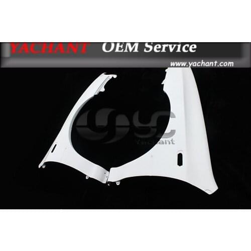 FRP Fiber Glass +15mm Wider Front Fender Fit For 1998-2001 Subaru Impreza WRX 6th GC8