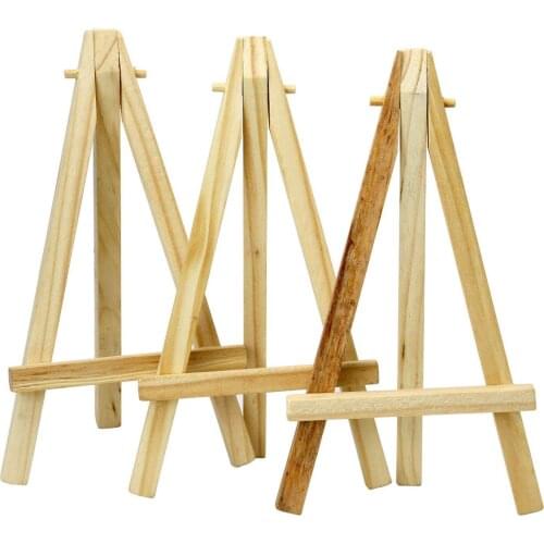 Mini 6 inch Tall Wooden Easels Artistic Projects Photo Name Menu Holder Table Reservations Festive Xmas Placeholder