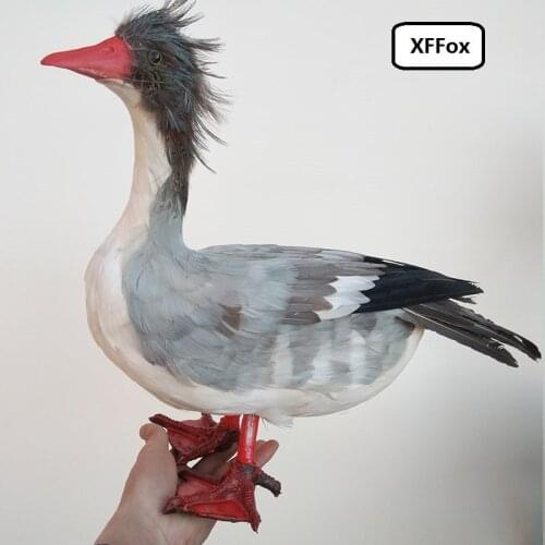 New simulation Sand duck model foam&feather real life duck bird doll gift about 40cm xf0988