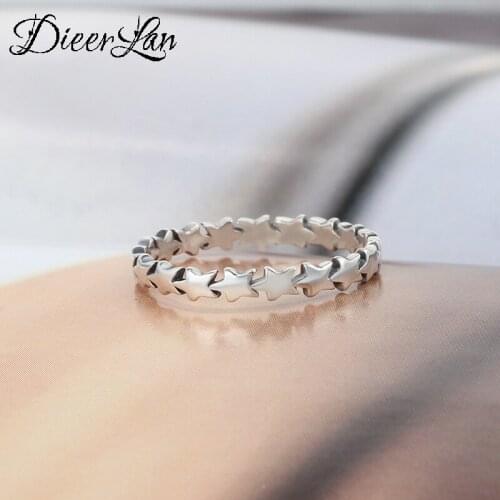 New Gothic Men Star Rings For Women Jewelry Birthday Gift Romantic Wedding Engagement Drop Shipping 2021