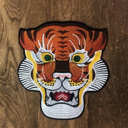 1Pcs Tiger PatchesApplique Decoration Ironing Patch on Clothes DIY Sewing Accessoriesfree Shipping Products from aliexpres