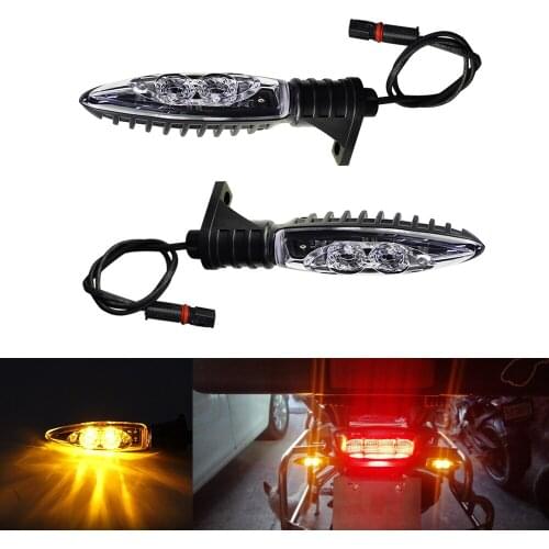 For C650 Sport 2015-2016 R1200 GS 2013-2016 F800 GS 2012-2015 Motorcycle Front Rear LED Turn Signal Indicator Light Blinker Lamp