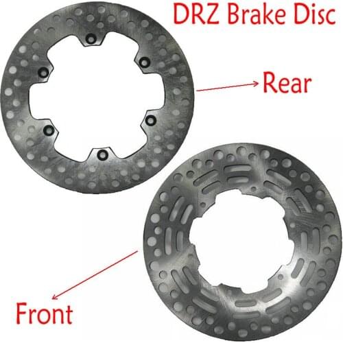 Dirt Motorcycle Front Rear brake disc rotor For Suzuki RM 125 RM125 RMX 250 RMX250 DRZ E- S 400 DRZ S