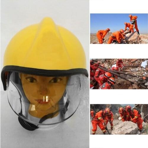 Rescue Helmet Firefighter Helmt Protective Safety Cap Fire Hat for Earthquake, fire, disaster relief