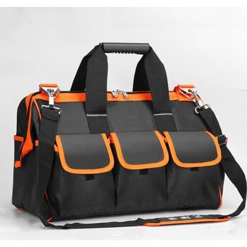 Oxford Cloth Tool Bag Multi-Function Repair Electrician Tool Bag Canvas Large Capacity Wear-Resistant Thickened Handbag