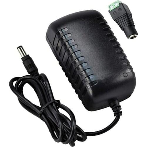 Led power adapter power supply transformers for led strip light 5050 3528 5630 input 110V 220V output 12V 2A 24W with plug